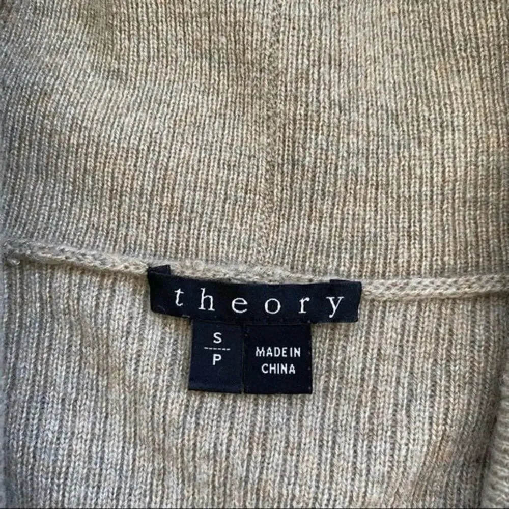 Theory 100% Cashmere Open Cardigan Size S